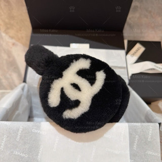 Chanel🤍經典cc logo耳罩 🖤全新全配附禮盒🎁