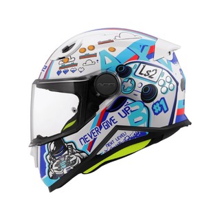 【德國Louis】LS2 FF812 KID NEXT LEVEL Bright White 安全帽 兒童帽709010