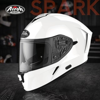 義大利 Airoh Spark 全罩安全帽 亞洲頭型 雙鏡片 隱藏藍芽線設計 快拆金屬扣 長途/通勤適用 高CP值