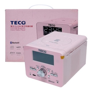 二手TECO 東元CD/USB/藍牙時鐘音響/床頭組合音響 200600000582 01