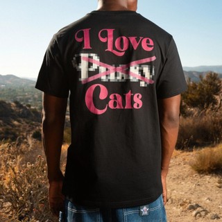 RIPNDIP I LOVE CATS TEE 黑色 短袖T恤 中指貓 台灣總代理-ALL