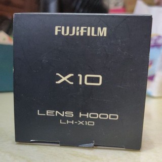 Fujifilm X10鏡頭遮光罩 Lens Hood 原廠盒裝（LH-X10）出清