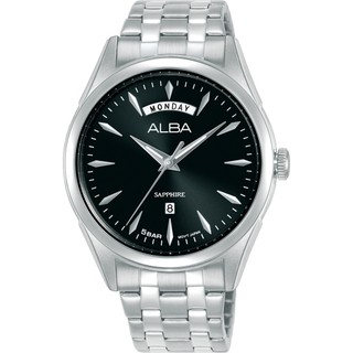 ALBA 雅柏 Prestige Date&day 簡約時尚大三針手錶-40mm A6B009X1/VJ45-X001D