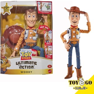 MATTEL 美泰兒 迪士尼 玩具總動員5 胡迪 終極可動聲光人偶 玩具e哥 35253