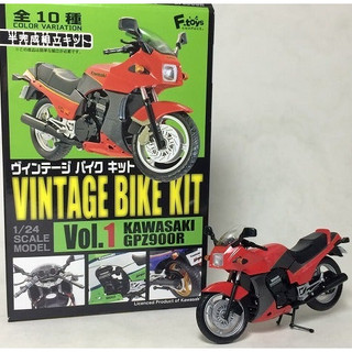 【盒蛋廠】/【絕版懷舊組裝模型】F-toys 川崎GPZ900R機車精選集1 全十款 4582138602562