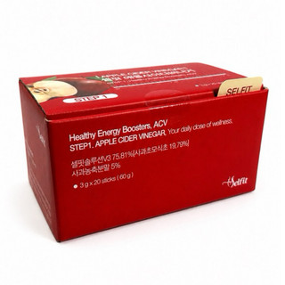 韓國 Selfit 蘋果醋粉 60g｜3g×20包 蘋果醋沖泡粉 隨身條裝 新增維生素 乳酸菌