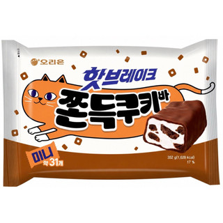 【韓國🇰🇷ORION 好麗友】Hot Break 軟Q餅乾迷你巧克力棒 (352g/約31入)｜韓系零食 巧克力餅乾