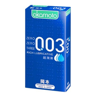 Okamoto岡本 003RL超潤滑6入 保險套 日本製 超潤滑