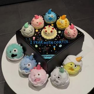 【新品🔥】cortis 周邊 ball 黃色 藍色 粉色 ball 毛絨玩偶 掛件 圓形娃娃 ball 掛件 單掛件