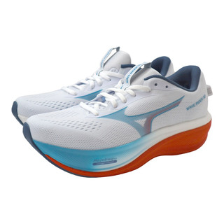 美津濃 Mizuno WAVE RIDER 30 SW 慢跑鞋 男鞋 白藍/橘 J1GM262151 no342