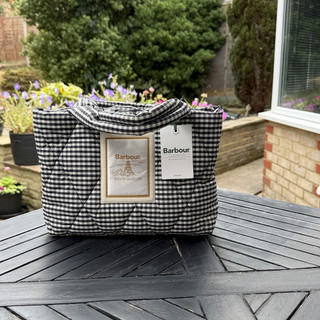 【英國代購】Barbour Riah Mini 格紋絎縫托特包 英國正品 附購買證明 老錢風 小廢包