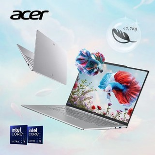 ACER 宏碁 ACER Swift Air SFA14-71M-52EM 14吋效能筆電 銀
