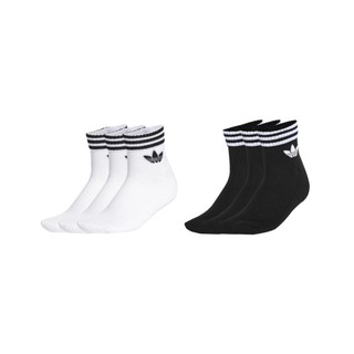 【ADIDAS】愛迪達 3S ANKLE S 3P 休閒 三葉草 三入 腳踝襪 襪子 -JV7435 JV7436