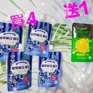 (買4包+送1包)新品/現貨/享免運~韓國 2026年正夯KIM韓國新鮮藍莓蒟蒻果凍90ml/MARU檸檬汁