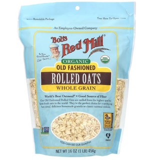全新現貨⭐️ Bob's Red Mill,經典輾制燕麥全穀物 16OZ 454g⭐️ 效期:2028/7~