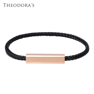 【THEODORA'S】引力 鋼索磁吸手環-女款黑【希奧朵拉】