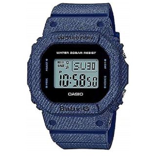 【CASIO BABY-G】流行丹寧元素運動腕錶(BGD-560DE-2DR)