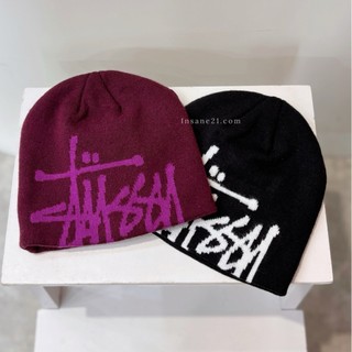 STUSSY BRUSHED OUT BASIC SKULLCAP 大LOGO 毛帽 冷帽【Insane-21】