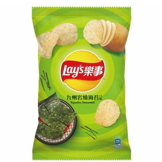 Lay's 樂事九州巖燒海苔口味洋芋片/59.5g/原味