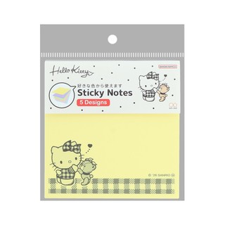 日本 sun-star 三麗鷗 Hello Kitty & Tiny Chum 五色便利貼/ 黑 eslite誠品