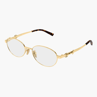 GUCCI｜GG2221OK 橢圓形金屬光學眼鏡【葛洛麗雅眼鏡】