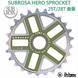 SUBROSA HERO SPROCKET 齒盤 軍綠色 BMX/越野車/MTB/地板車/獨輪車/FixedGear