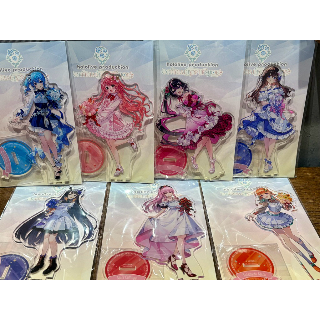 【玩具屋台】Hololive｜東京車站一番街快閃立牌 花嫁 星街彗星 櫻巫女 AZKi 空媽 Ina 死神 Kiara