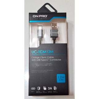 【全新未拆封】ONPRO UC-TCM12M Type-C 充電 / 傳輸線