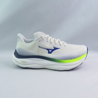 Mizuno J1GC251151 WAVE SKY 9 SW 男慢跑鞋 4E寬楦 白灰x藍【iSport愛運動】
