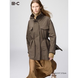✿ 日本代購 UNIQLO 新款 :C C系列 聯名款 限量款 女裝 工裝短大衣 483037 (圖文取自官網)