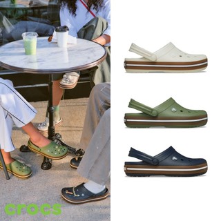 Crocs 卡駱馳 (中性鞋) Crocband Gum Clog 卡駱班街頭克駱格-深藍色-212756-410