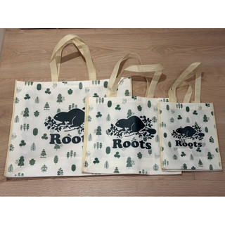Roots 森林款 環保購物袋｜手提袋／托特袋｜輕便好收