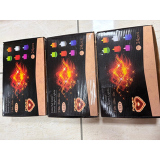 電子蠟燭LED燈（黃光附電池白殼）