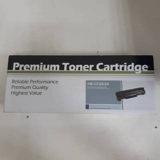 (全新未拆)premium toner cartridge HE-CF283A碳粉-適用HP-M201DW黑白雷射印表機