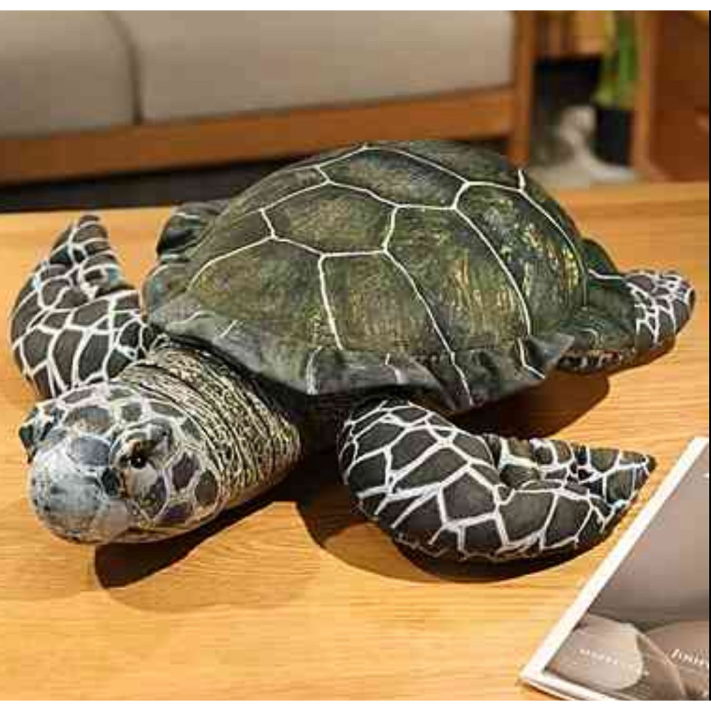 海龜娃娃 仿真海龜玩偶 烏龜抱枕 海洋生物 海生館 禮物