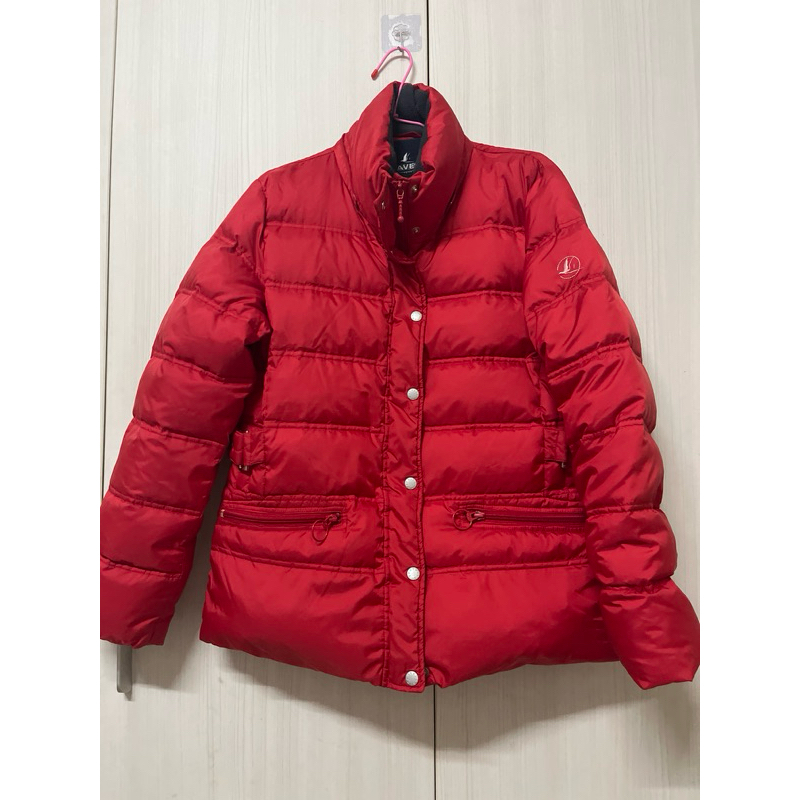 旅行者紅色羽毛外套L