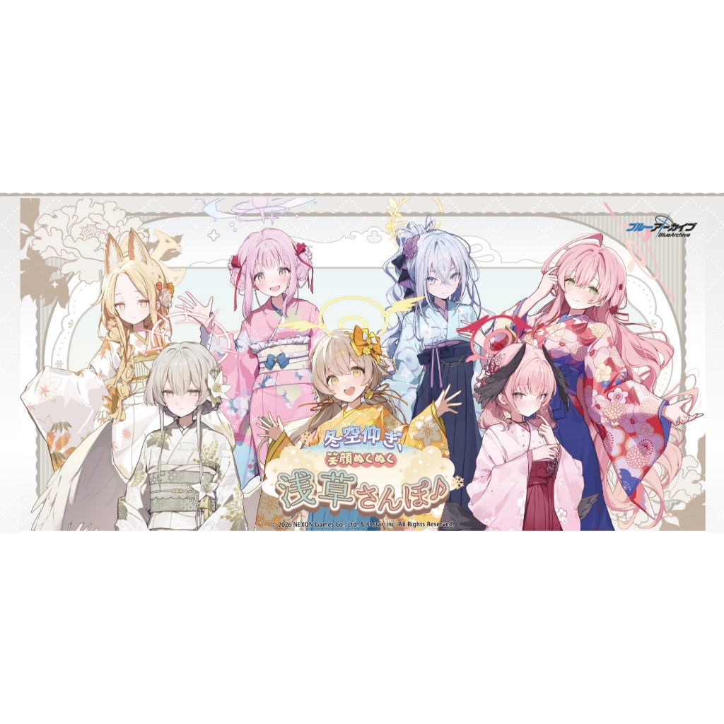 《賣場A》【WAT預購】蔚藍檔案 Blue Archive 日本限定 淺草 彌香 渚 聖亞 日步美 梓 花子 小春 立牌
