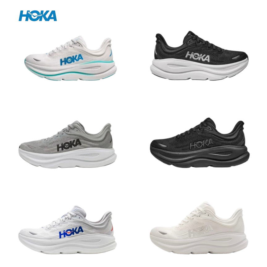 HOKA ONE ONE Bondi 9 男女款 中性 緩震 防滑 厚底增高休閑鞋 Bondi 9 運動鞋