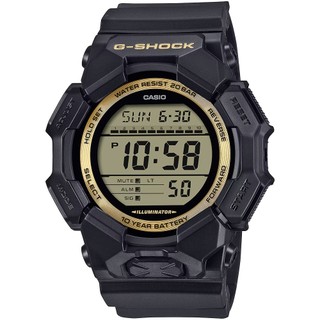 CASIO 卡西歐 G-SHOCK 經典黑金 10年電力大螢幕電子錶 手錶 學生錶 GD-010GB-1A9 學生錶