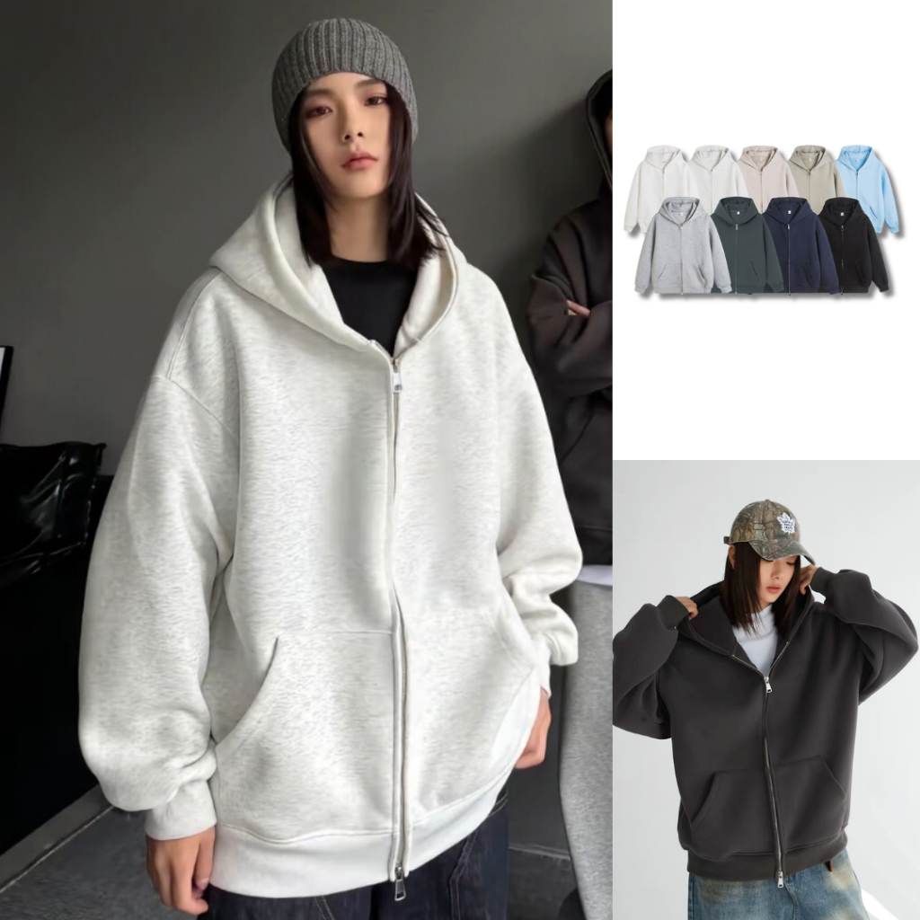 YGSSTÜ | KR-001 免燙 棉外套 厚磅400G 外套 帽T 重磅棉外套 韓國 美式 女生OVERSIZE
