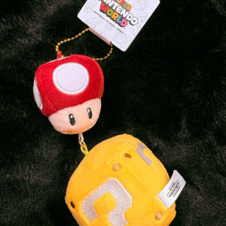 超級任天堂世界Mario蘑菇問號磚頭掛飾