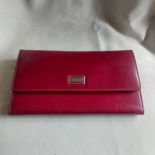 BURBERRY 真皮三折壓扣式長夾，10卡，2鈔票夾，1拉鍊袋(2918)