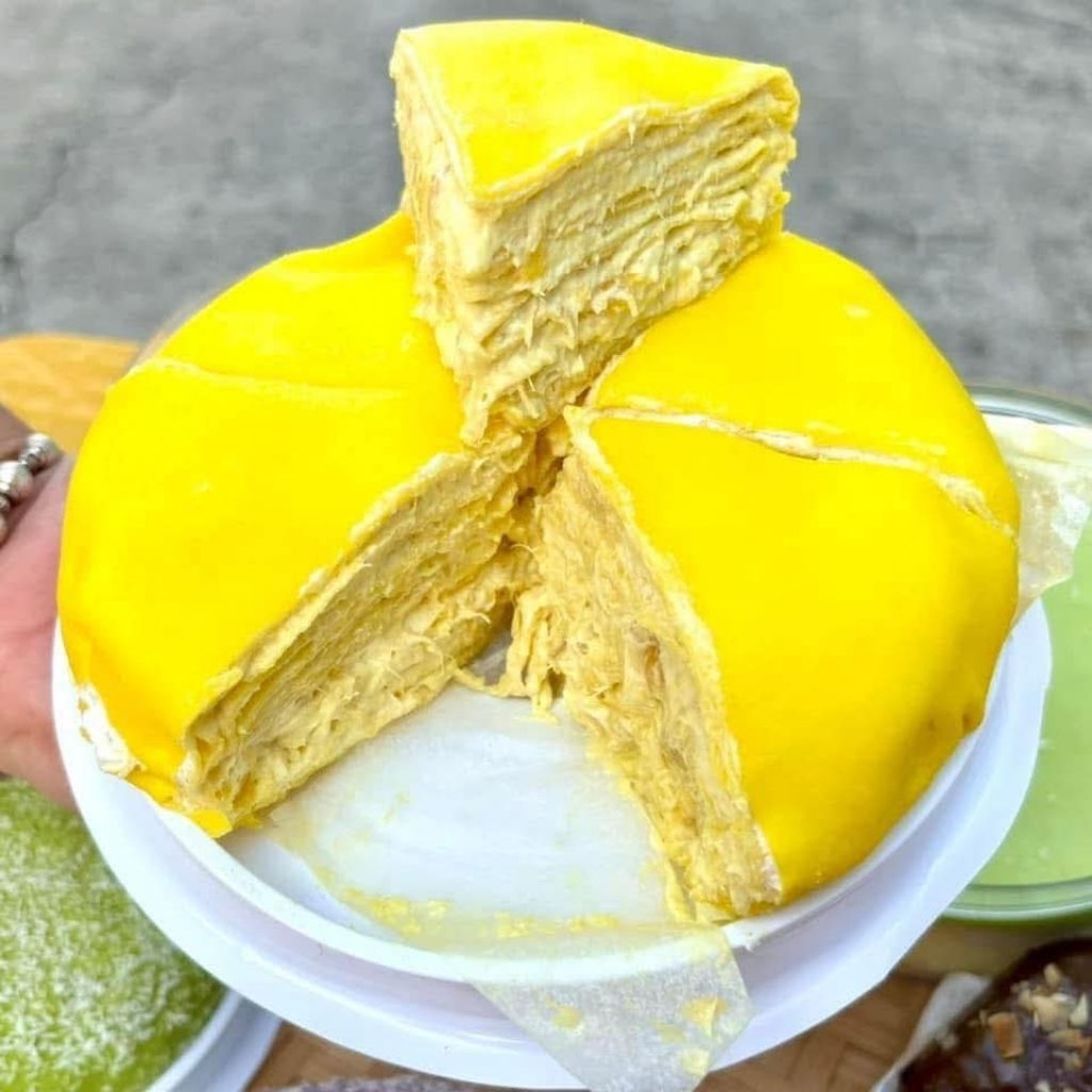 ✨千層榴槤蛋糕🔔最新口味榴槤千層400gr/600gr BÁNH CREP SẦU RIÊNG