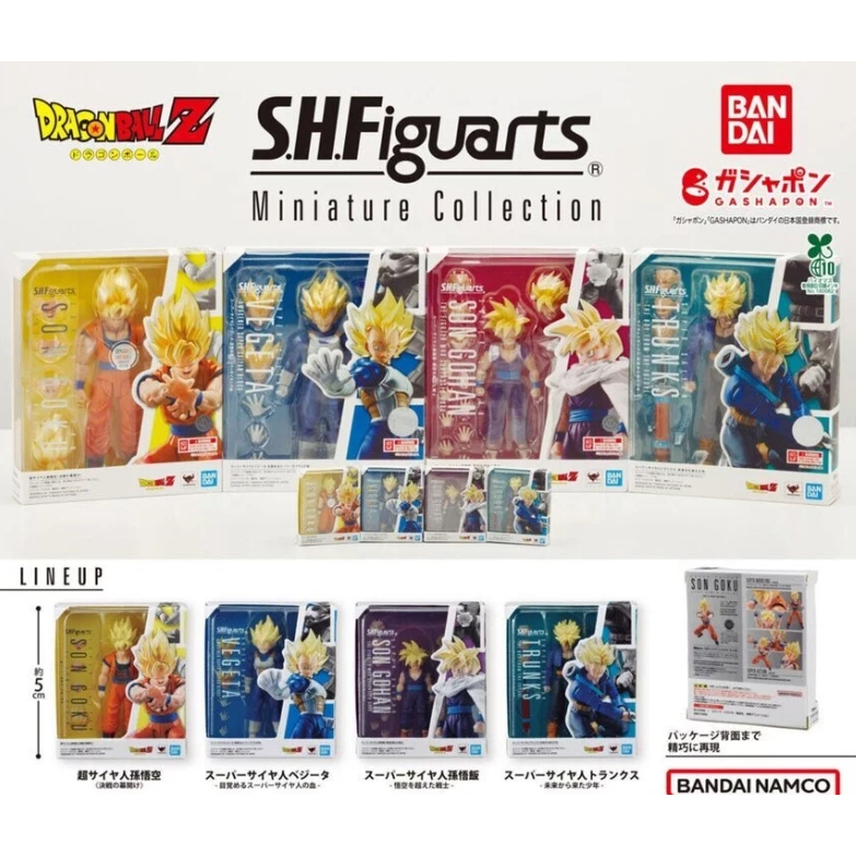 七龍珠 SHF 包裝盒公仔 扭蛋 轉蛋 S.H.F 孫悟空 孫悟飯 達爾 特南克斯 微型收集 貝吉塔 微縮