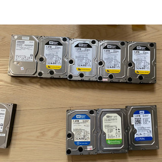 WD 威騰 Toshiba 東芝 二手硬碟 企業碟 藍標 黑標 綠標 1TB 2TB