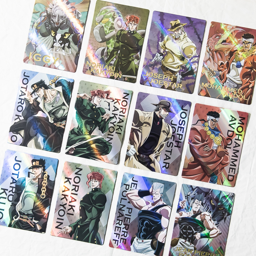JoJo的奇妙冒險 星塵遠征軍 抽卡機 收藏 卡 卡片 卡牌（空條承太郎 、喬瑟夫、花京院、伊奇）