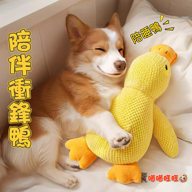 【喵喵旺旺D075台灣發貨】衝鋒鴨 磨牙玩具 發聲玩具 狗玩具 狗發聲玩具 狗磨牙玩具 貓狗玩具 狗狗玩具