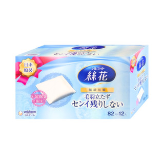 好市多現貨快出【絲花】化妝棉(82片x12入) 日本化妝棉 Unicharm化妝棉 Silcot 絲花 卸妝棉 濕敷綿