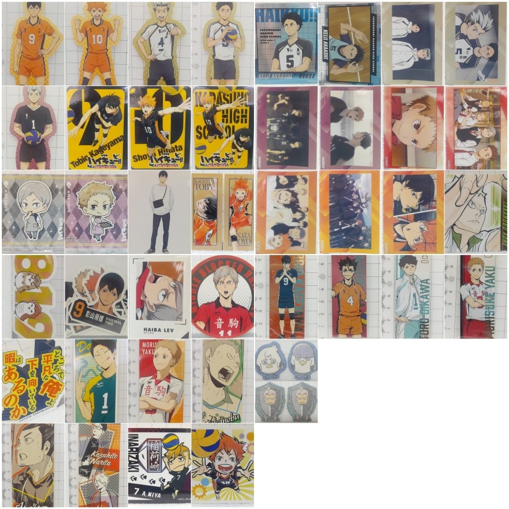 排球少年貼紙/日向影山月島山口西谷東峰木下及川木兔赤葦北信介宮侑宮治牛島天童夜久列夫青根星海吉祥物原畫拍立得特典一番賞