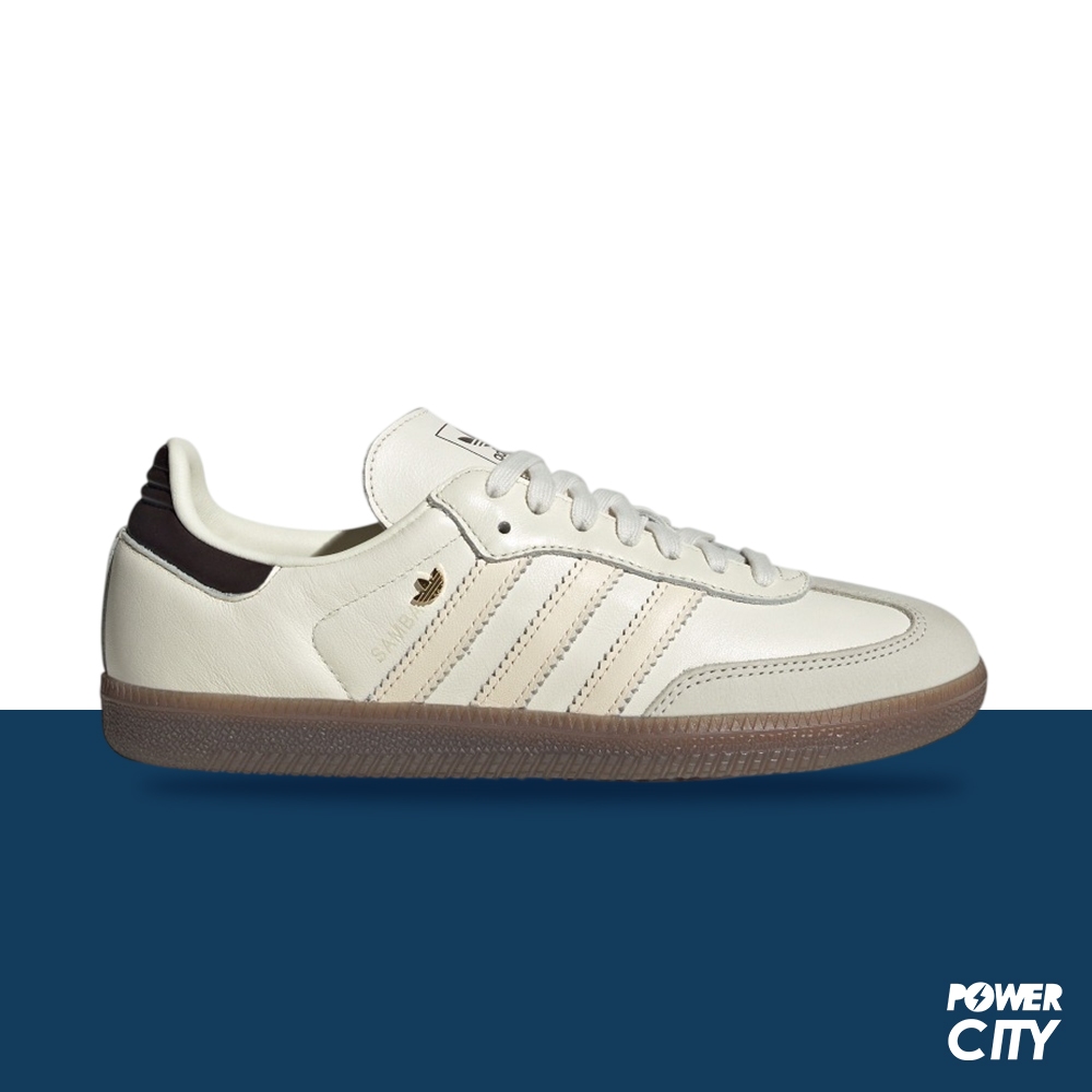 【ADIDAS】愛迪達 SAMBA OG W 休閒鞋 復古 德訓鞋 奶茶 女鞋 -IH6628